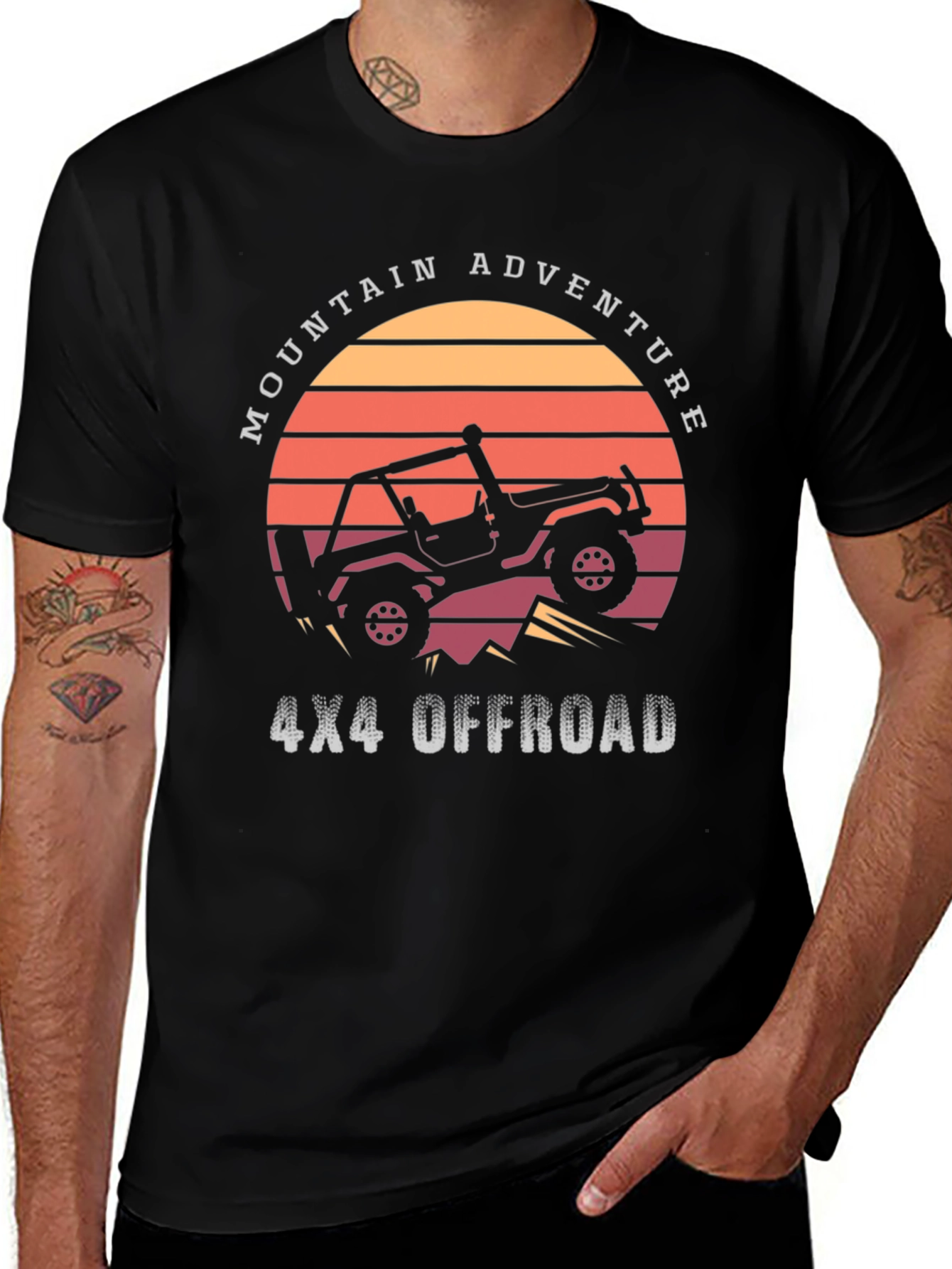 Variant 24 of Mountain Adventure 4x4 Offroad Graphic Tee