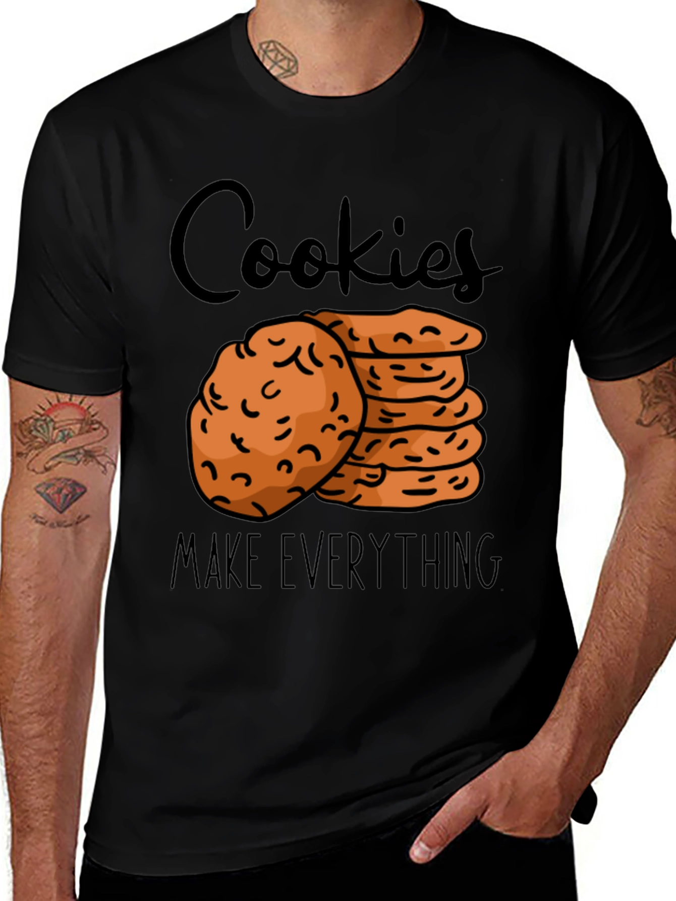 Variant 13 of Cookies Make Everything Graphic T-Shirt