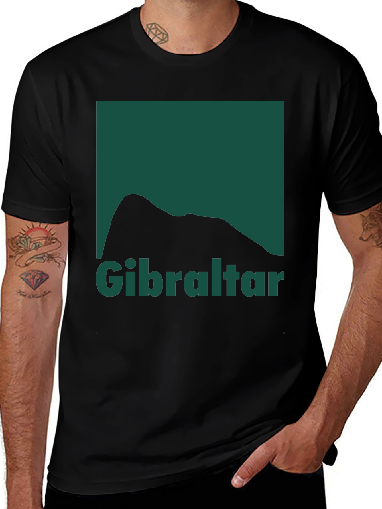 Gibraltar Graphic Tee - Black