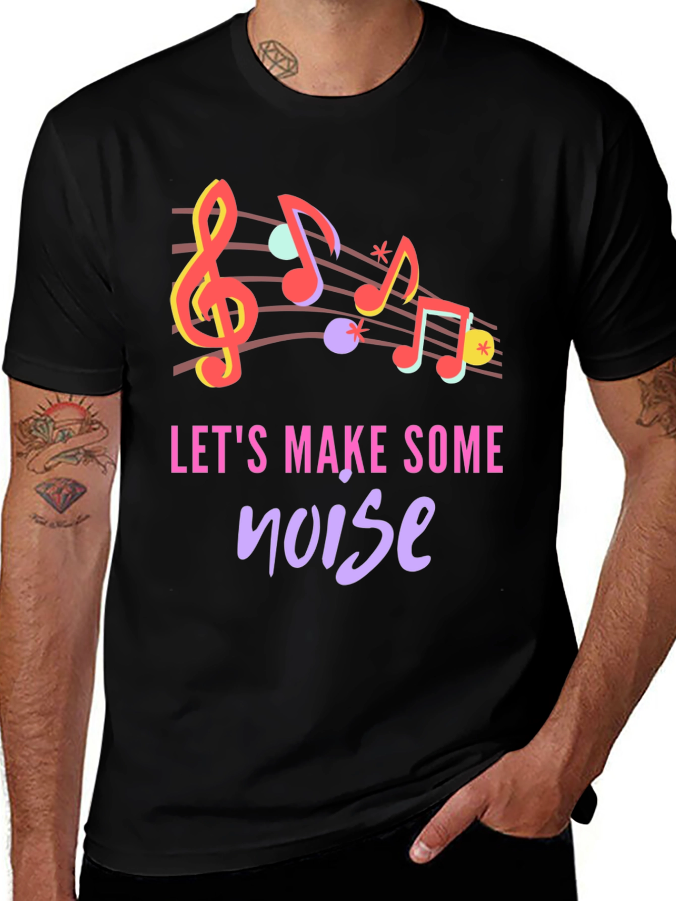 Variant 9 of Let's Make Some Noise Music T-Shirt