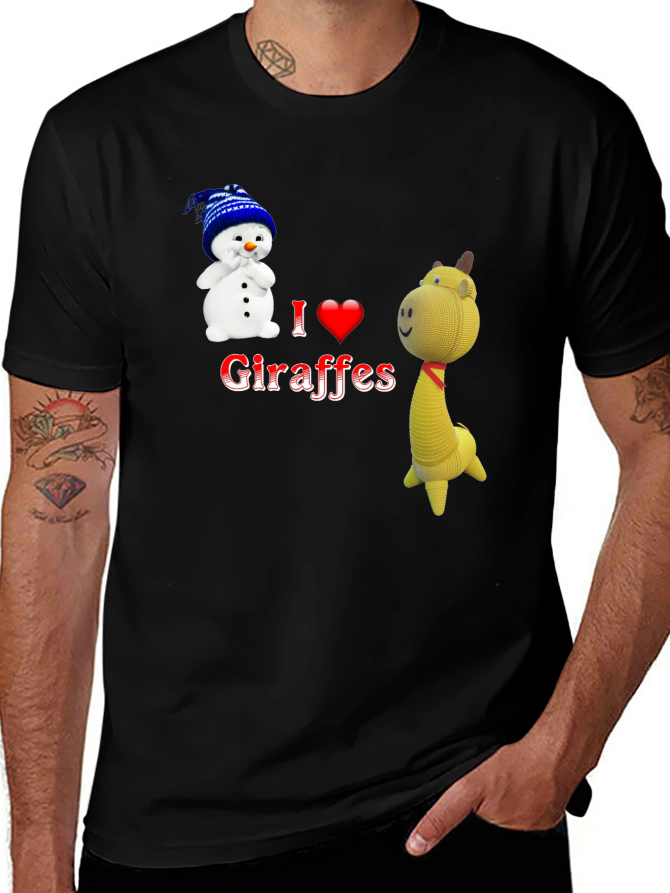 I Love Giraffes T-Shirt