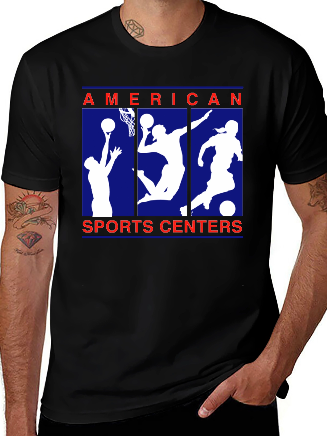 Variant 24 of American Sports Centers Graphic T-Shirt