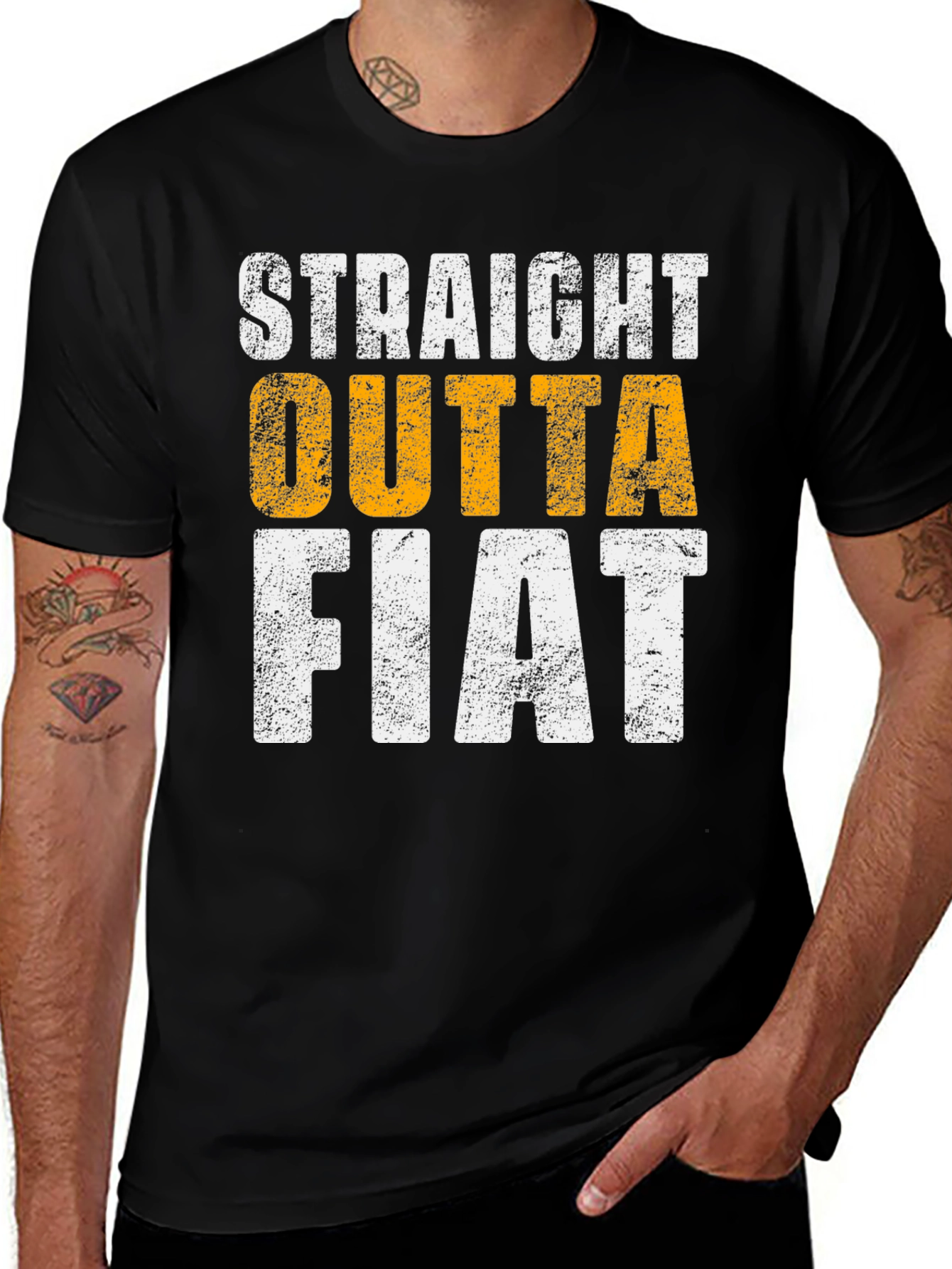 Variant 9 of Straight Outta Fiat Graphic T-Shirt