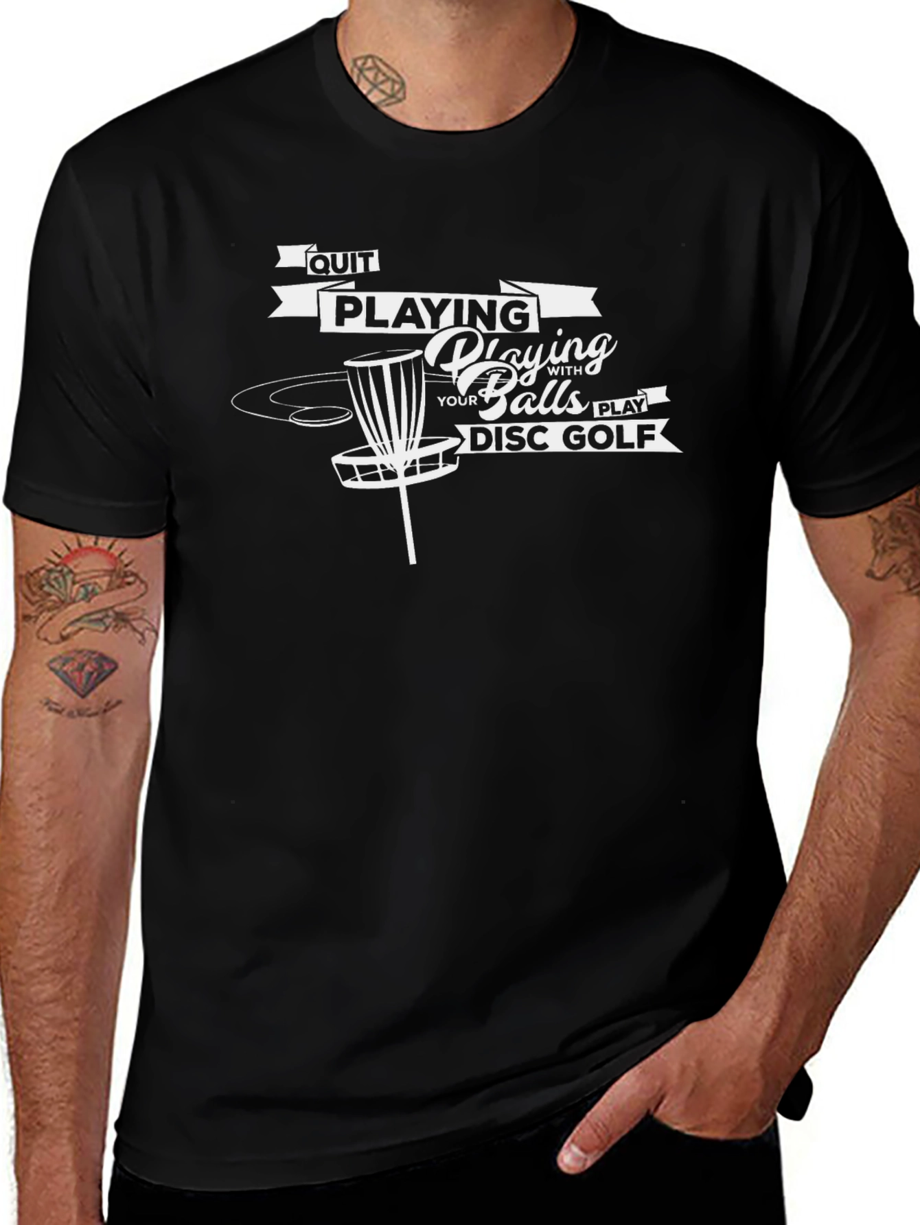 Variant 13 of Funny Disc Golf Graphic T-Shirt