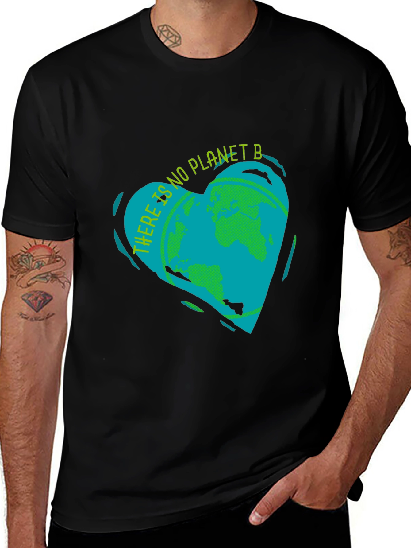 Variant 18 of No Planet B T-Shirt - Eco-Friendly Earth Design