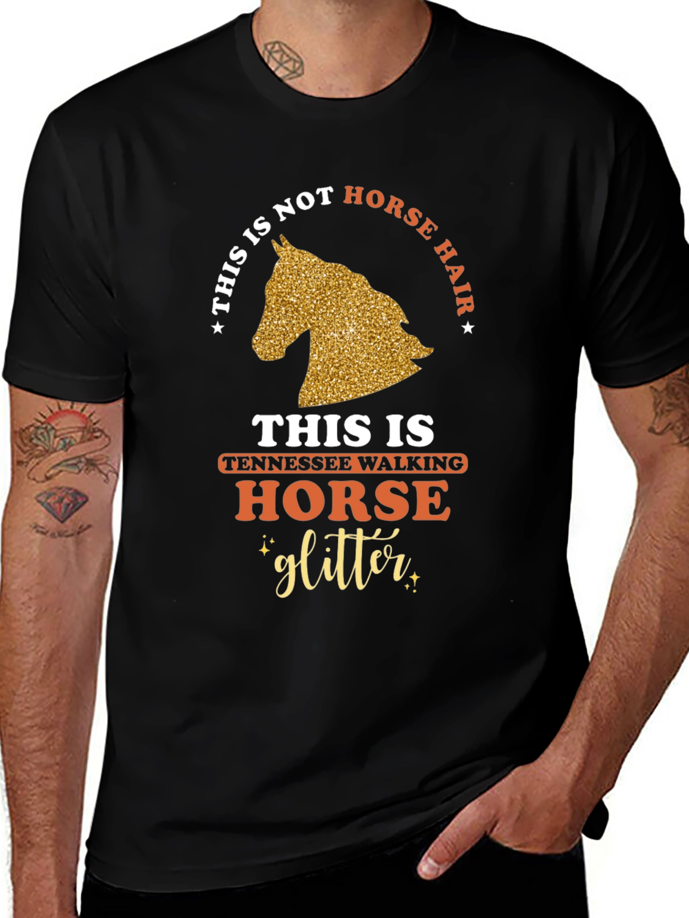 Variant 6 of Tennessee Walking Horse Glitter Tee