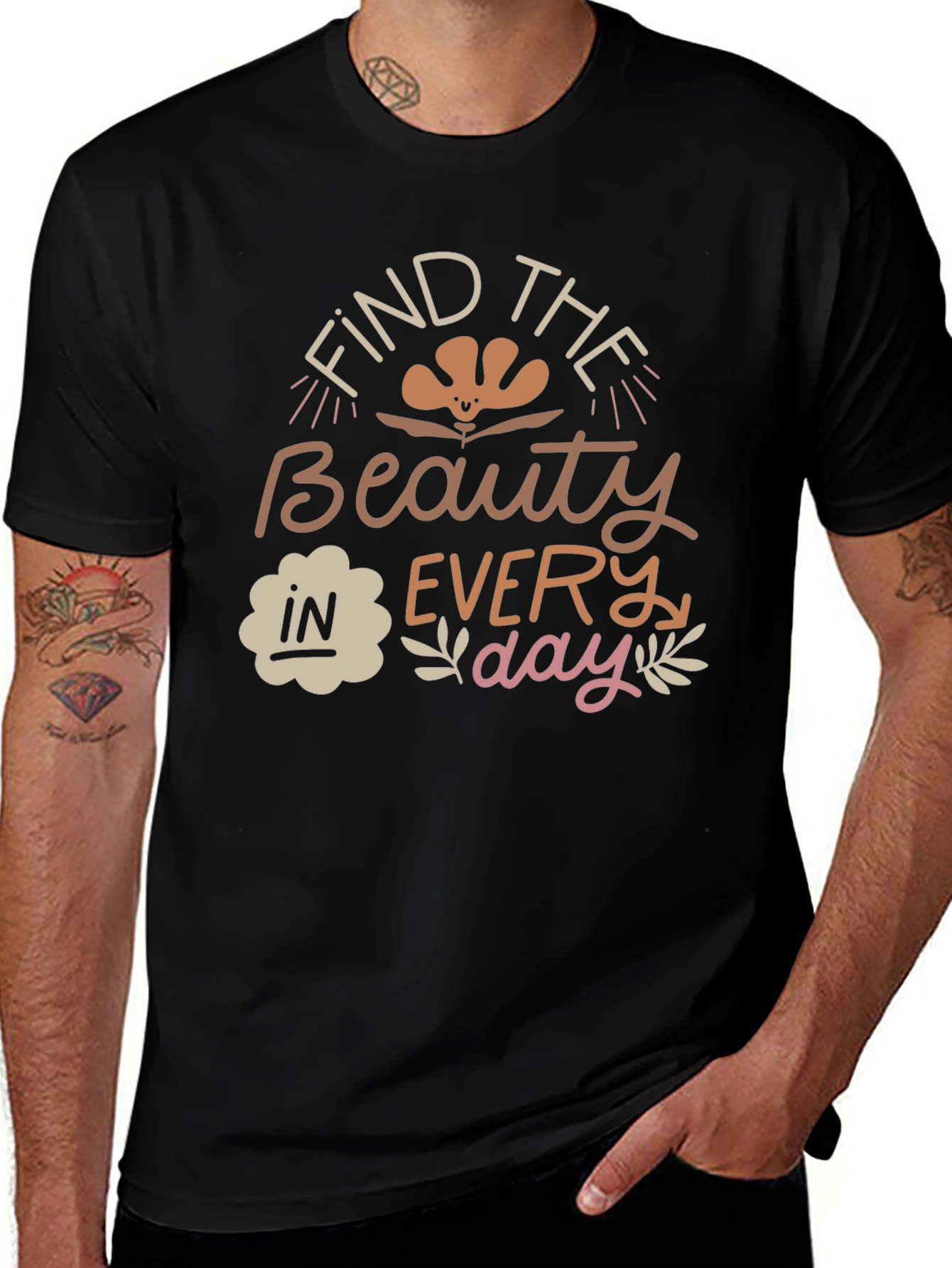 Variant 3 of Find the Beauty Everyday Graphic Tee