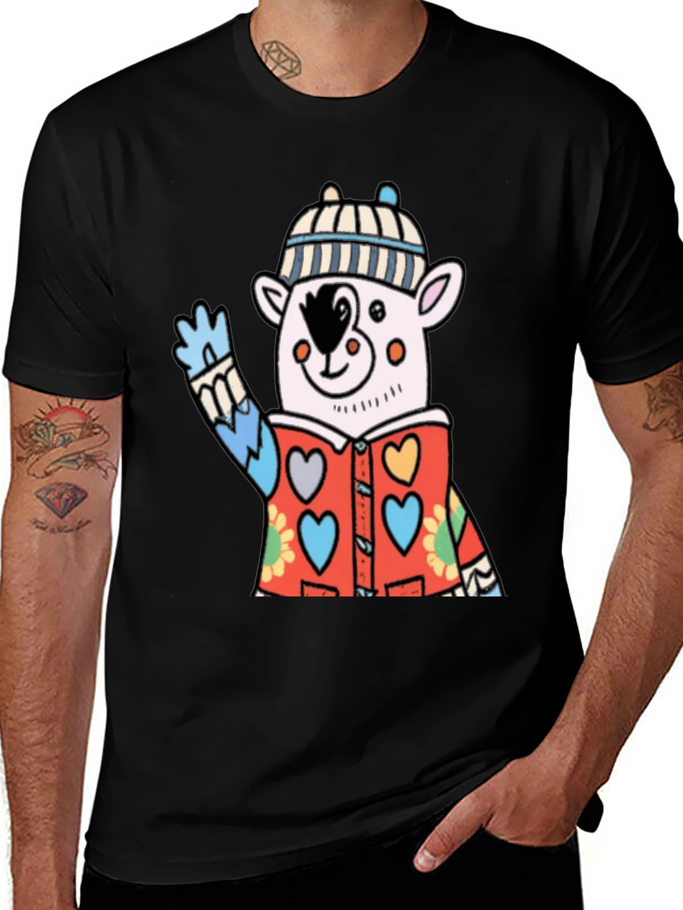 Variant 29 of Whimsical Cartoon Character T-Shirt - Unique Design