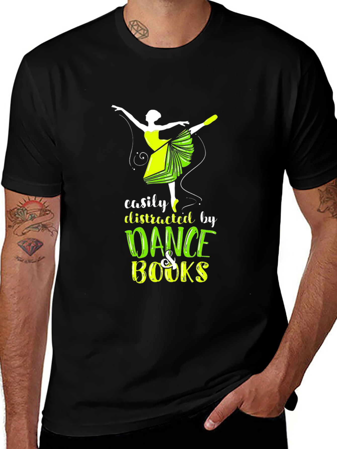 Variant 6 of Dance & Books T-Shirt