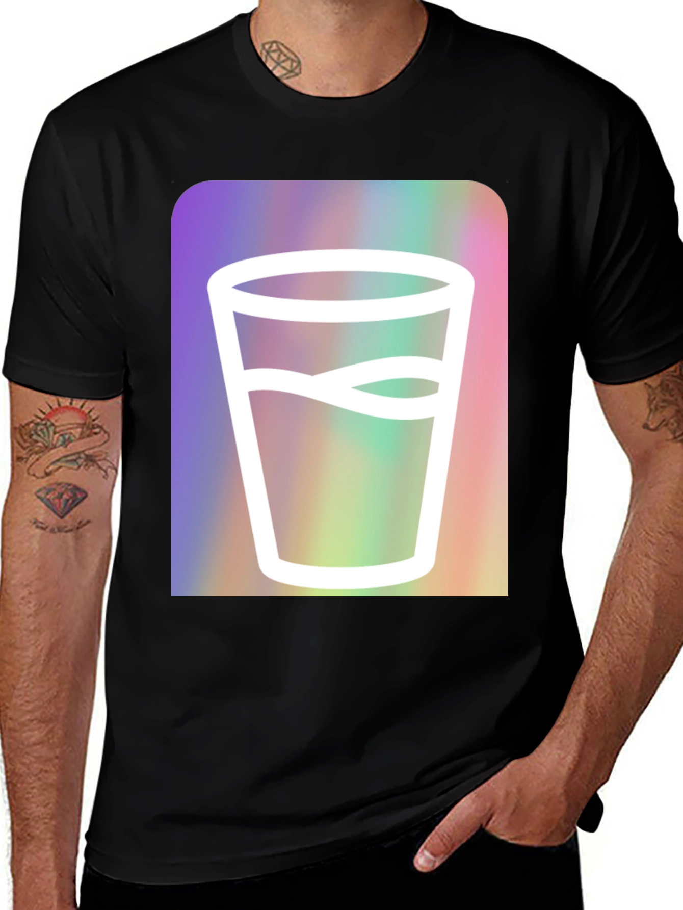 Variant 2 of Glass Graphic T-Shirt