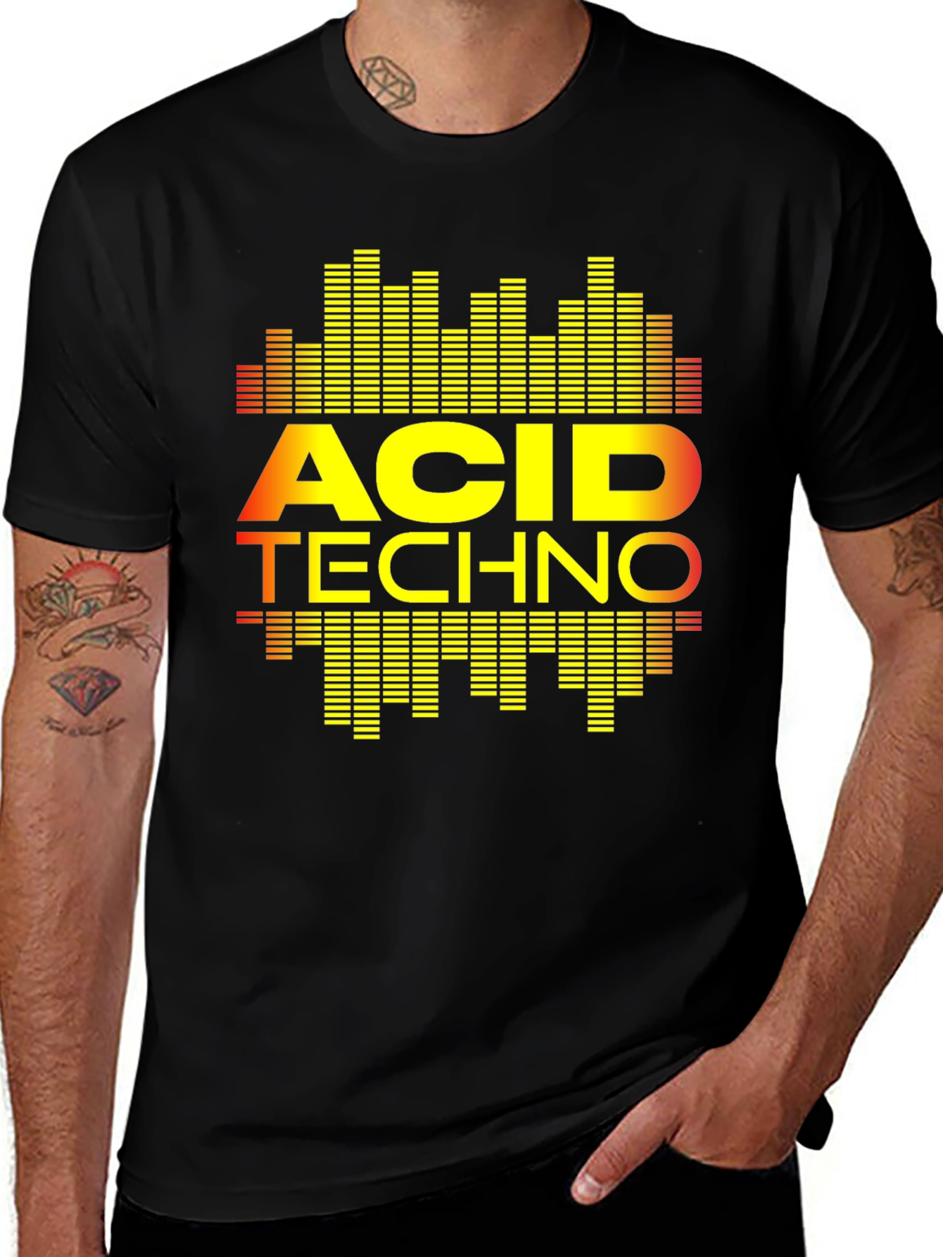Variant 8 of Acid Techno Graphic Tee - EDM Music Lover Shirt