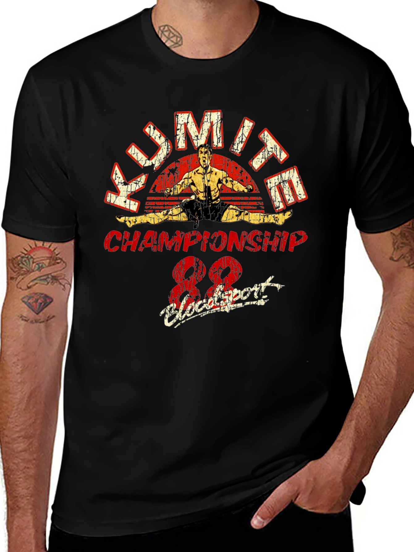 Variant 3 of Bloodsport Kumite Championship T-Shirt