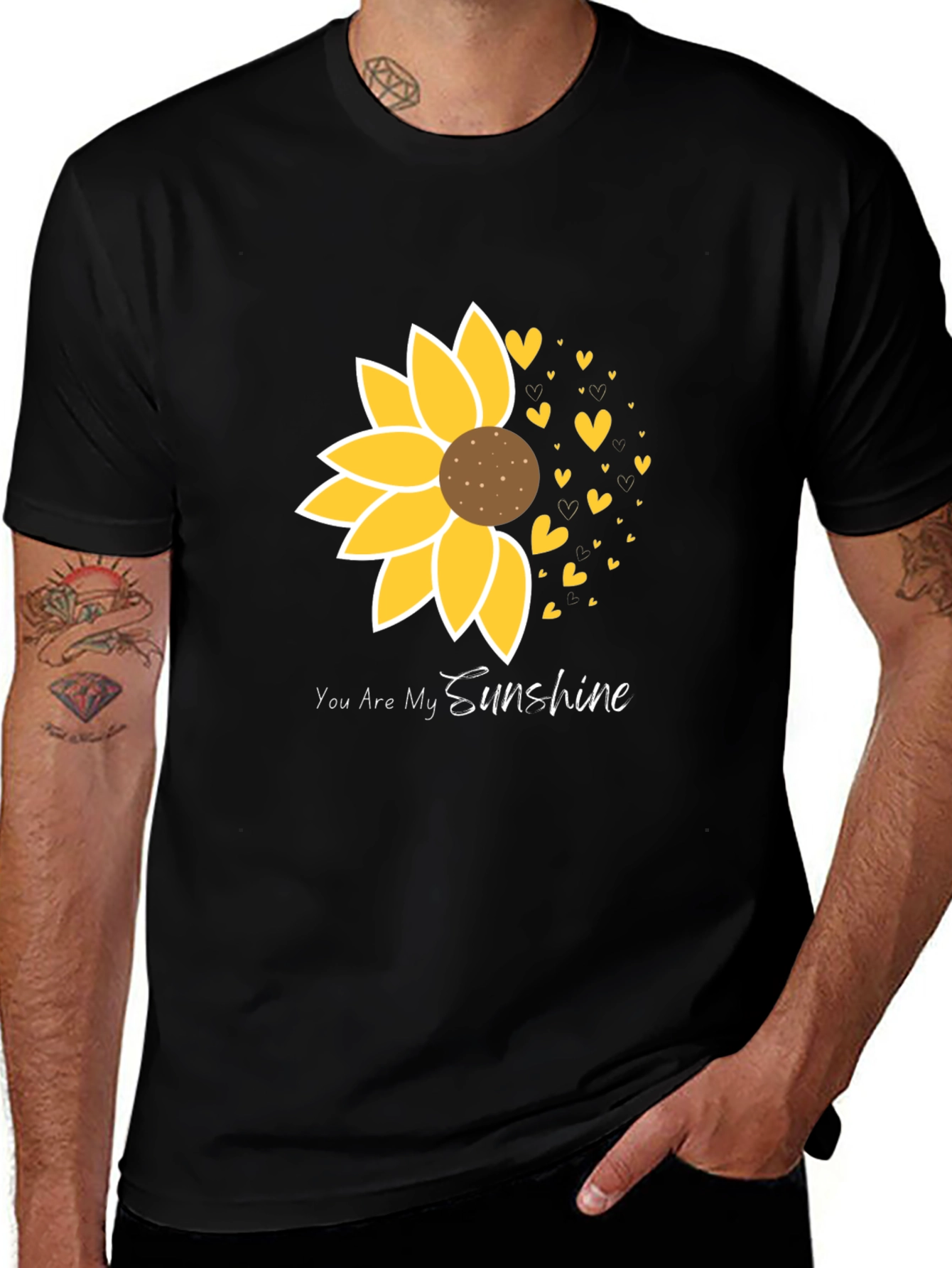 Variant 7 of You Are My Sunshine Sunflower Graphic Tee
