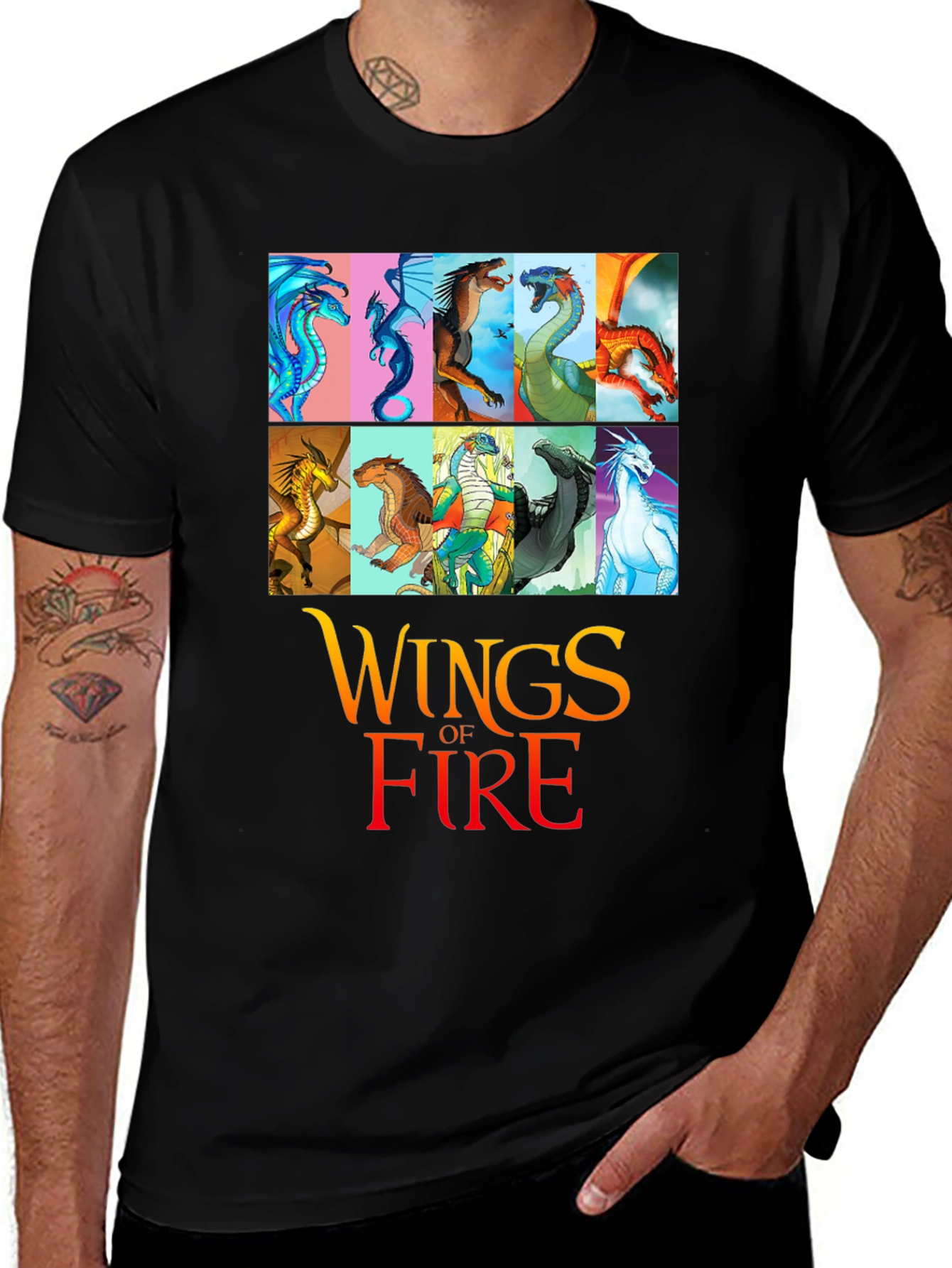 Variant 3 of Wings of Fire Dragons T-Shirt