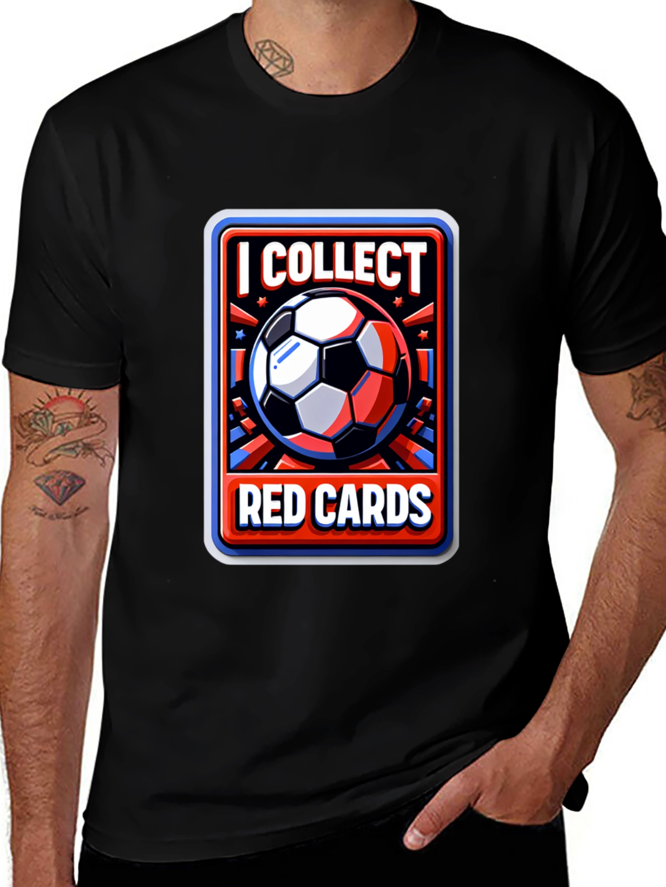 Variant 7 of Soccer Red Card Collector T-Shirt