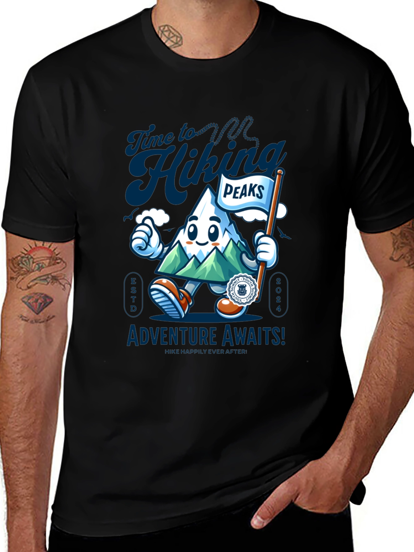 Variant 28 of Hiking Peaks Adventure Awaits T-Shirt
