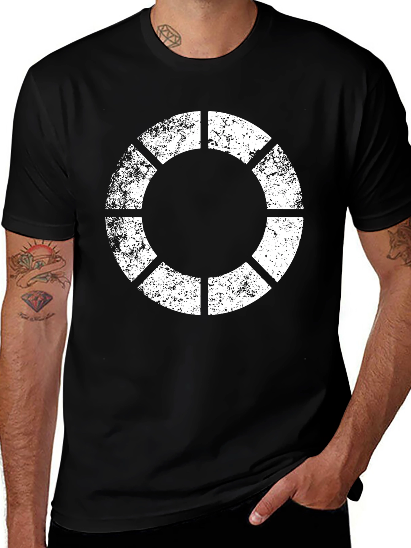 Distressed Aperture Science Logo T-Shirt
