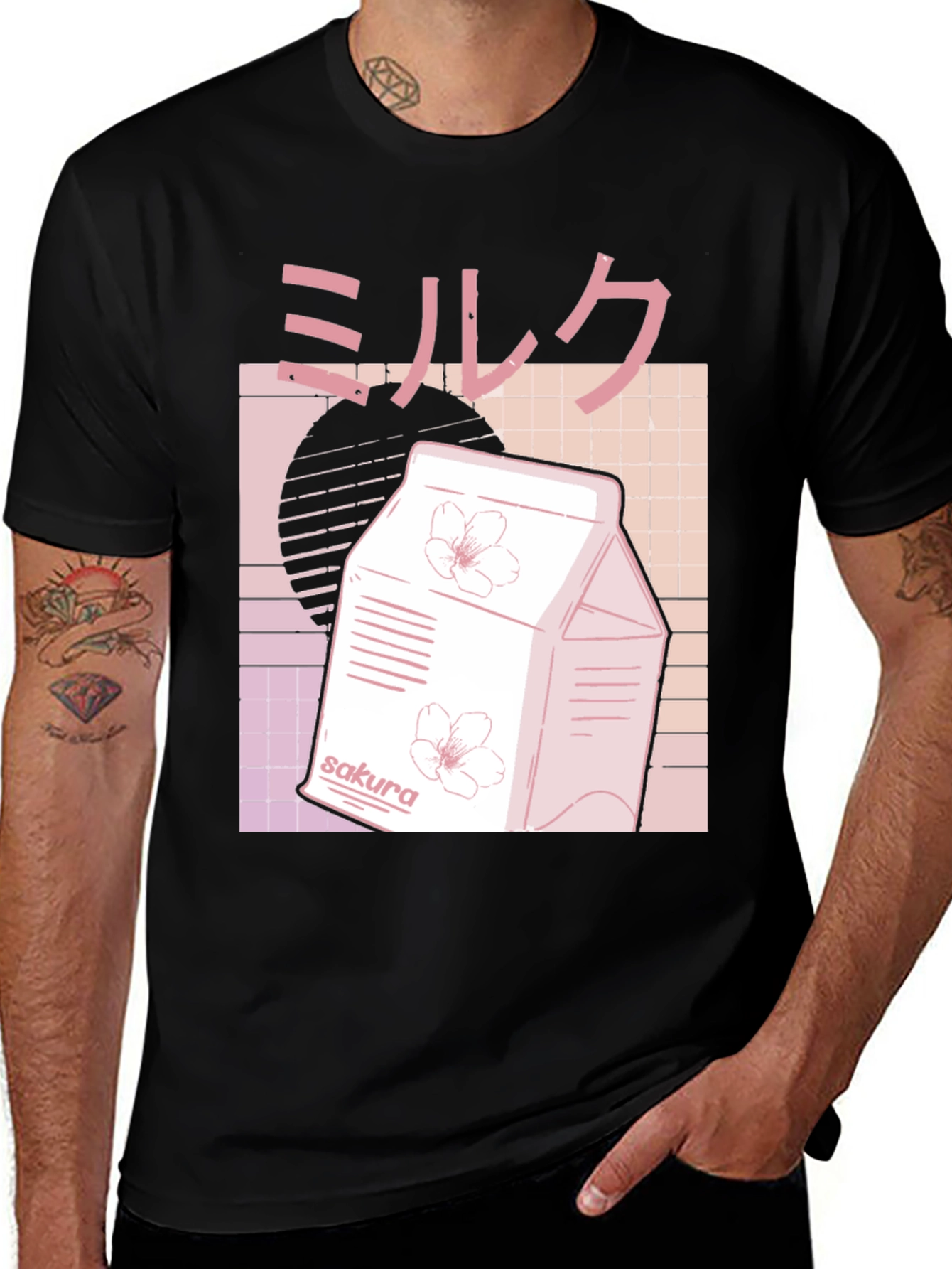 Sakura Milk T-Shirt - Anime Style