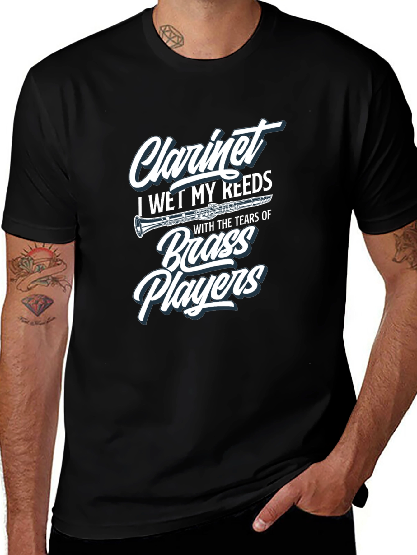 Variant 24 of Clarinet Brass Players T-Shirt Funny Music Gift