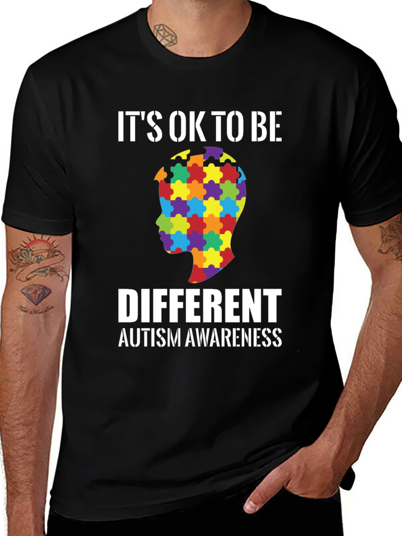 Autism Awareness T-Shirt: It's OK To Be Different!