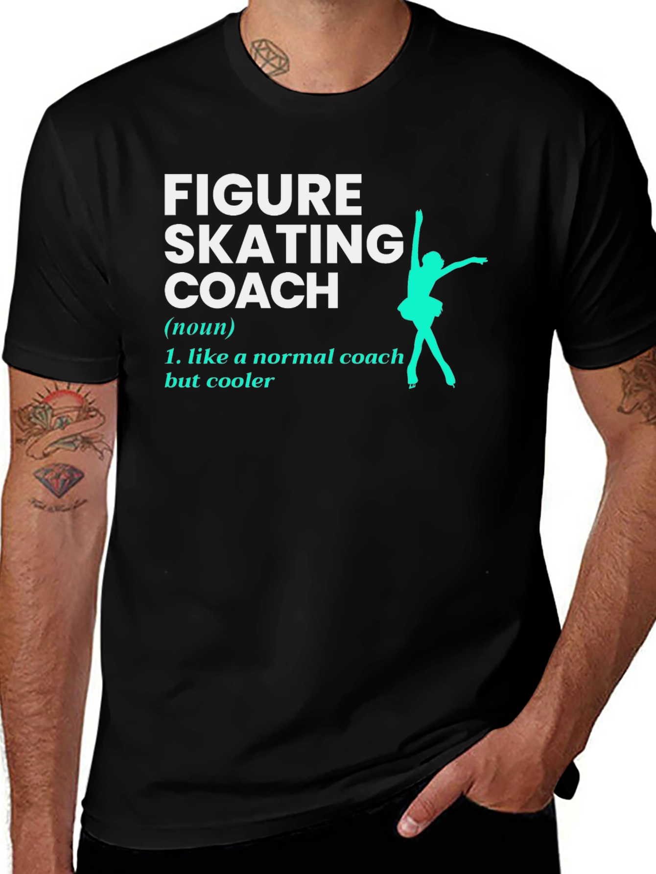 Variant 23 of Figure Skating Coach T-Shirt - Cool Coach Definition