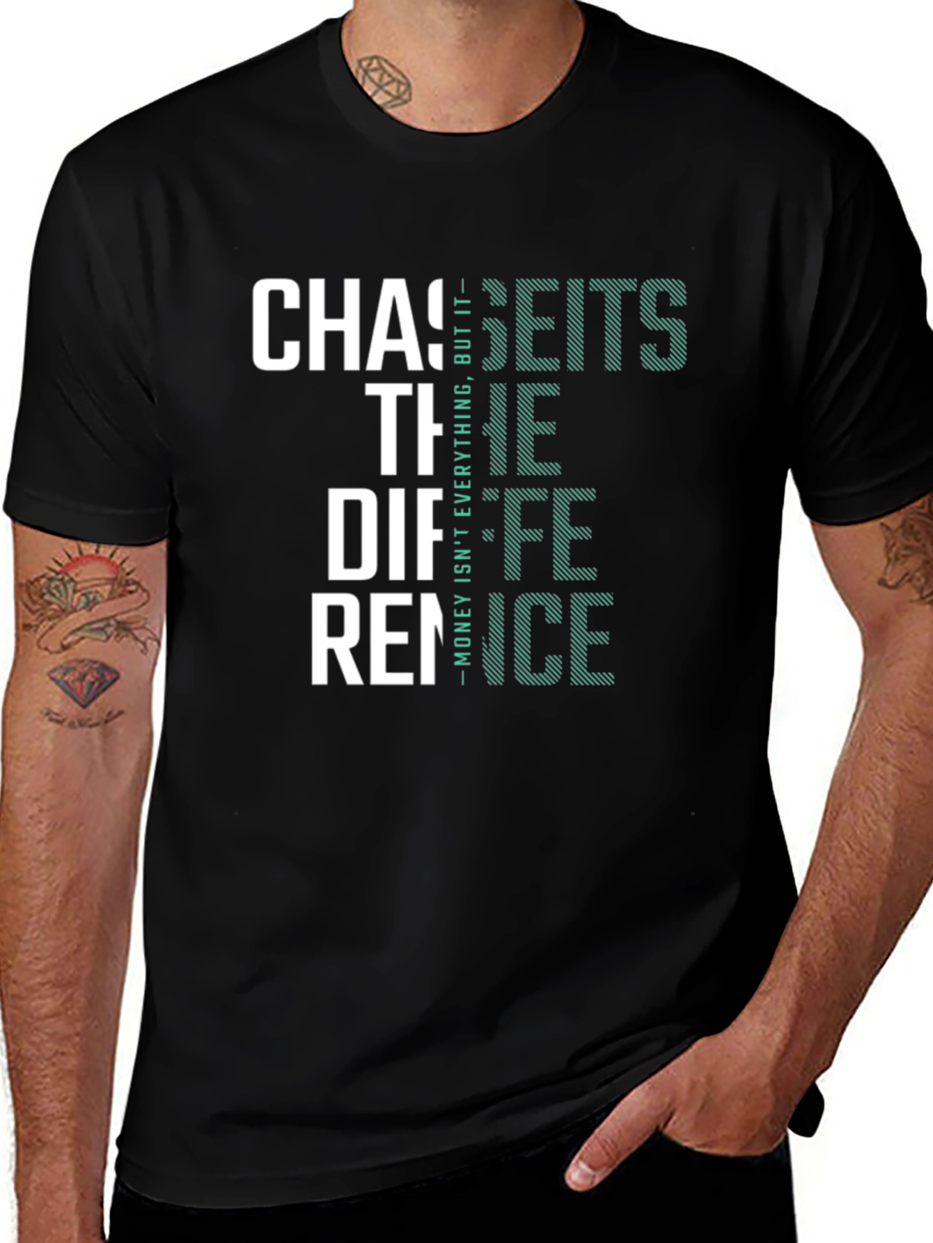 Chase The Difference T-Shirt - Money Design