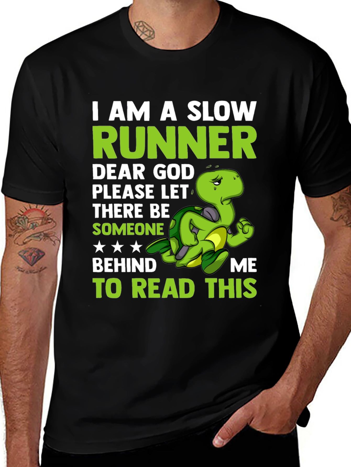 Variant 18 of Slow Runner Turtle T-Shirt - Funny Running Tee