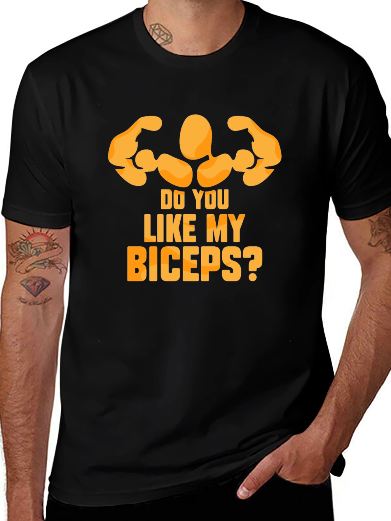 Variant 27 of Do You Like My Biceps? Graphic T-Shirt