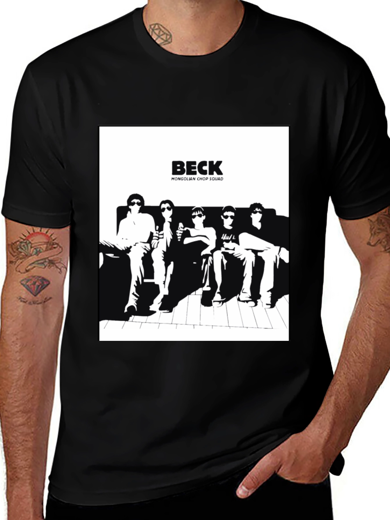 Beck Mongolian Chop Squad Black T-Shirt