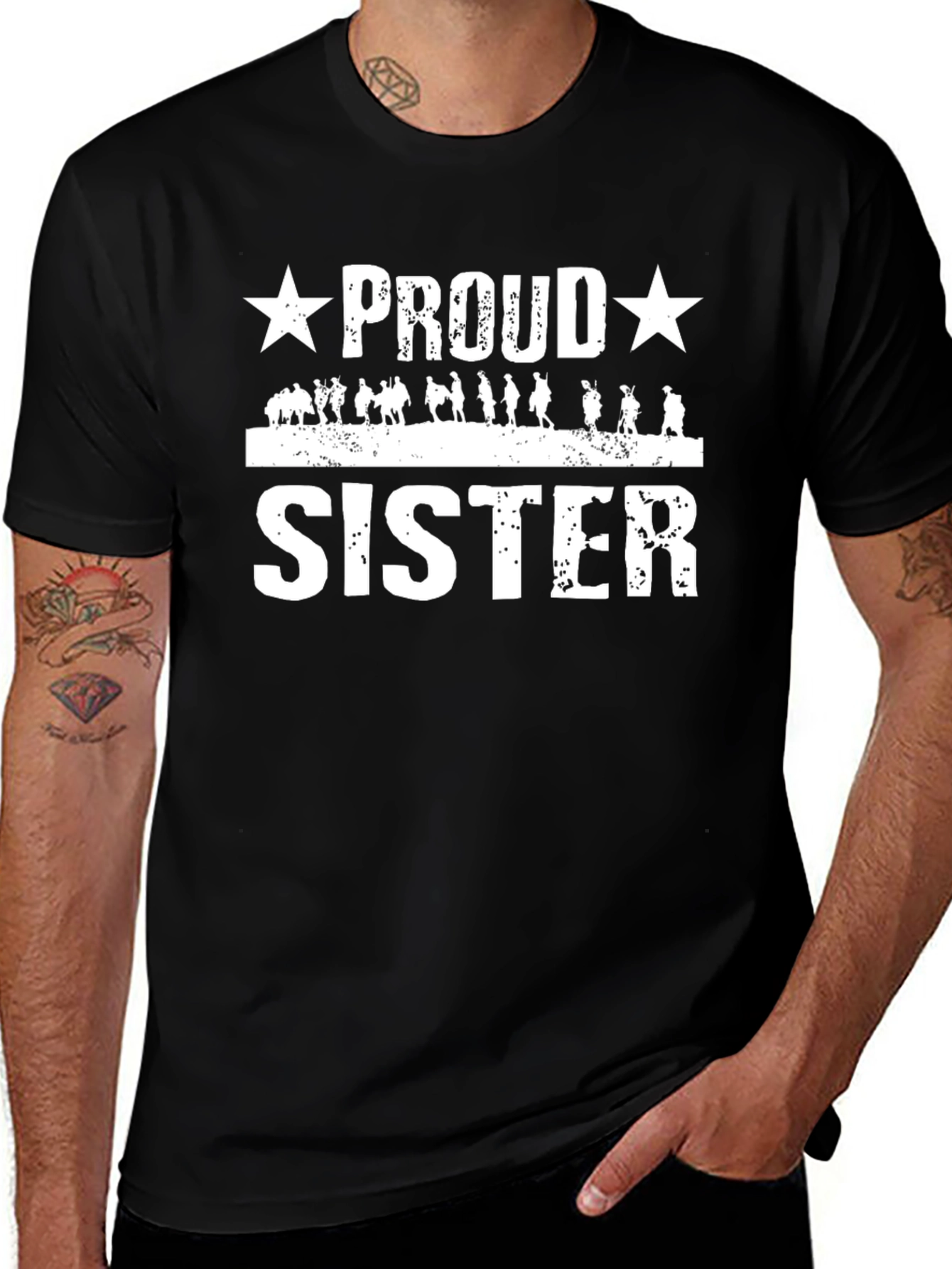 Proud Sister T-Shirt - Military Family Tee