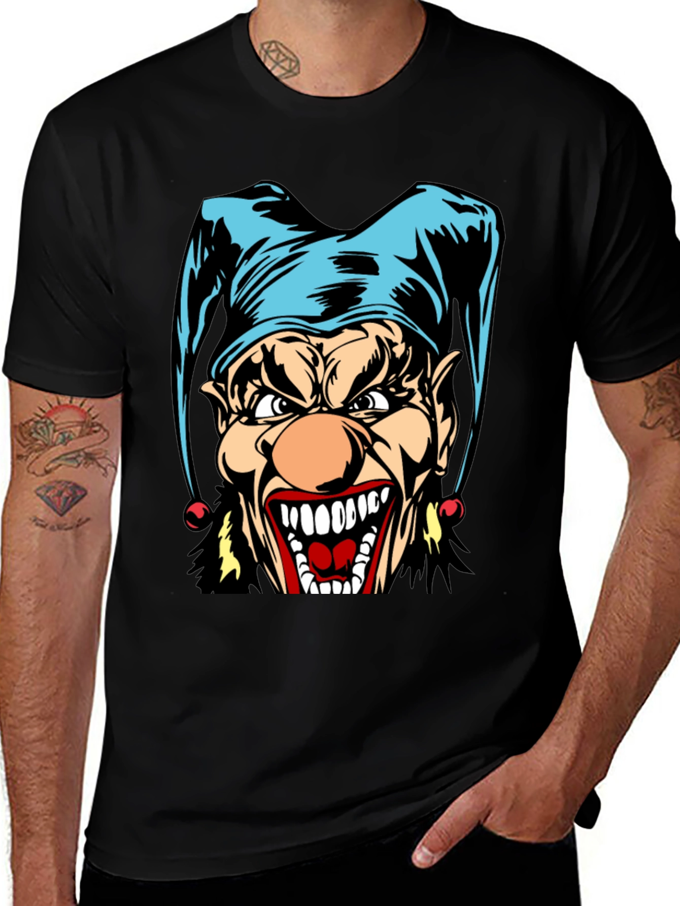 Variant 25 of Evil Jester Graphic Tee