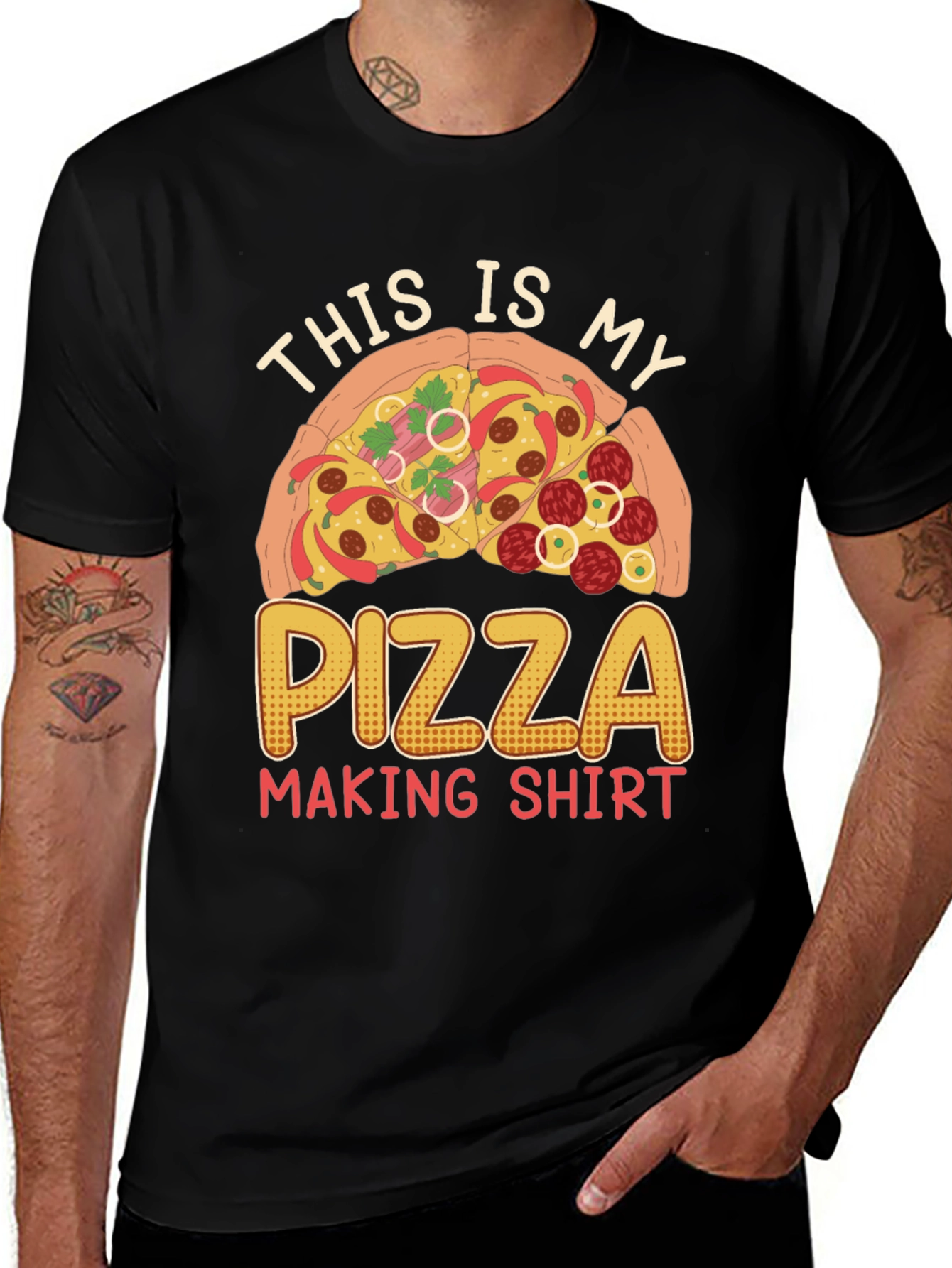 Variant 15 of Pizza Making Shirt - Funny Pizza Lover Tee