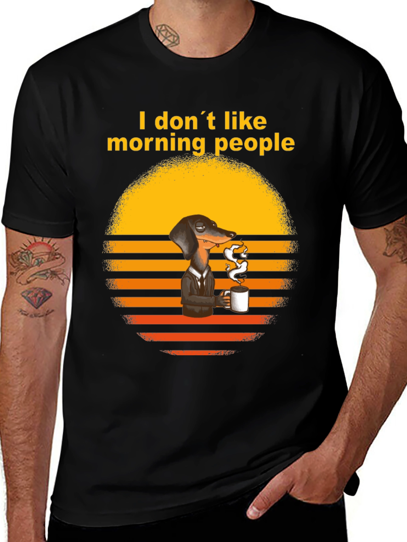 I Don't Like Morning People T-Shirt