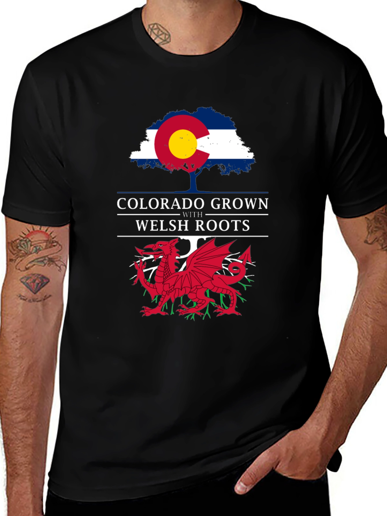 Colorado Grown Welsh Roots Graphic Tee