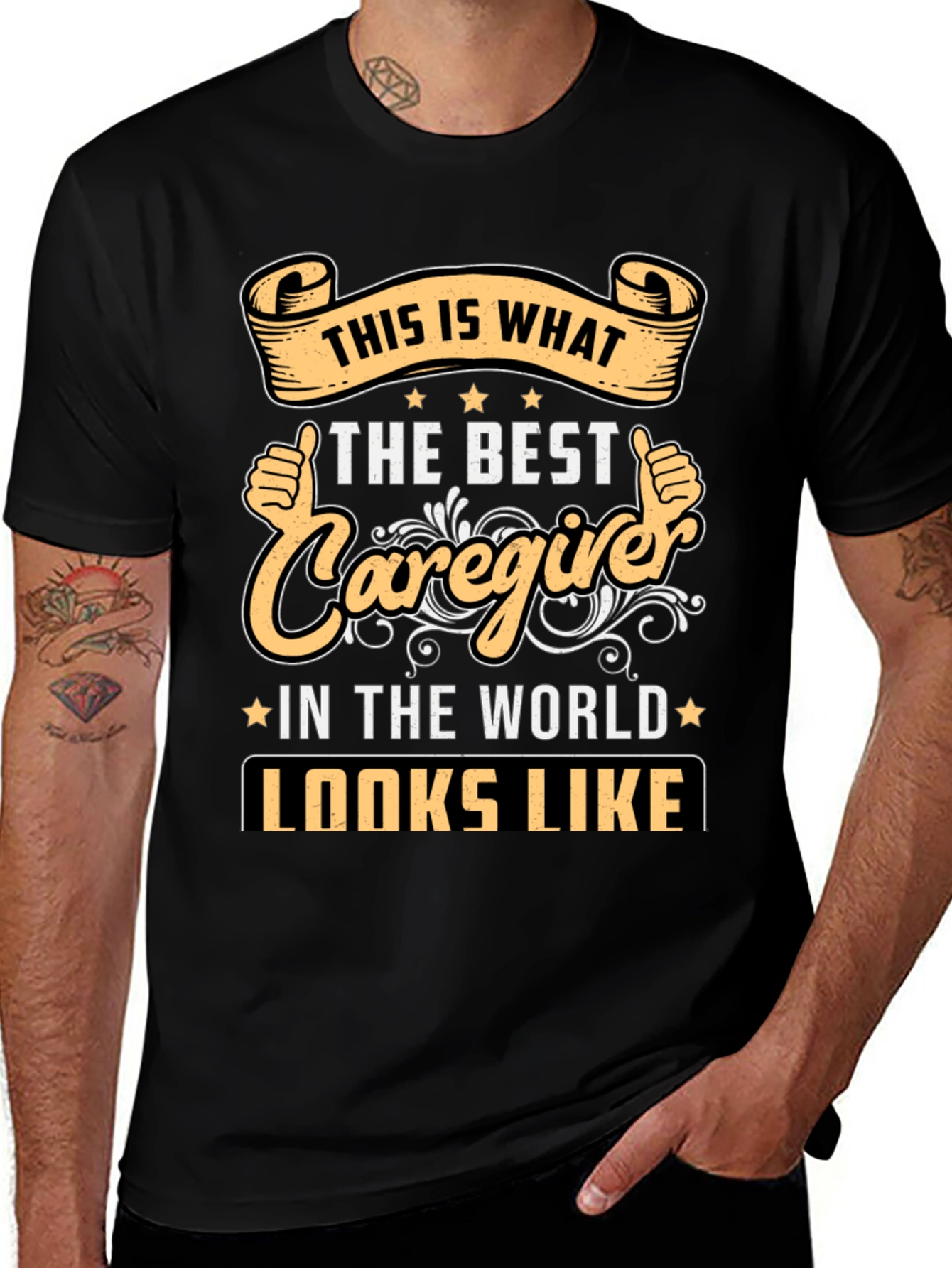 Variant 5 of Best Caregiver T-Shirt - Unique Gift Idea