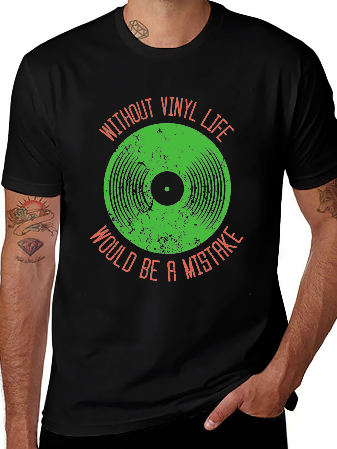 Variant 16 of Vinyl Life T-Shirt - Music Lover Tee
