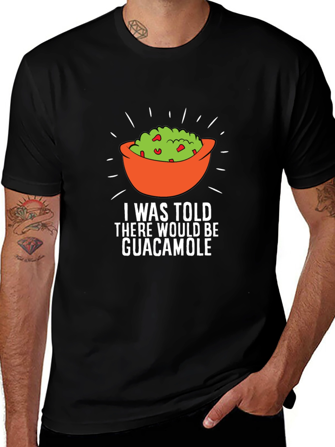 Variant 3 of Guacamole Graphic T-Shirt - Funny Foodie Tee