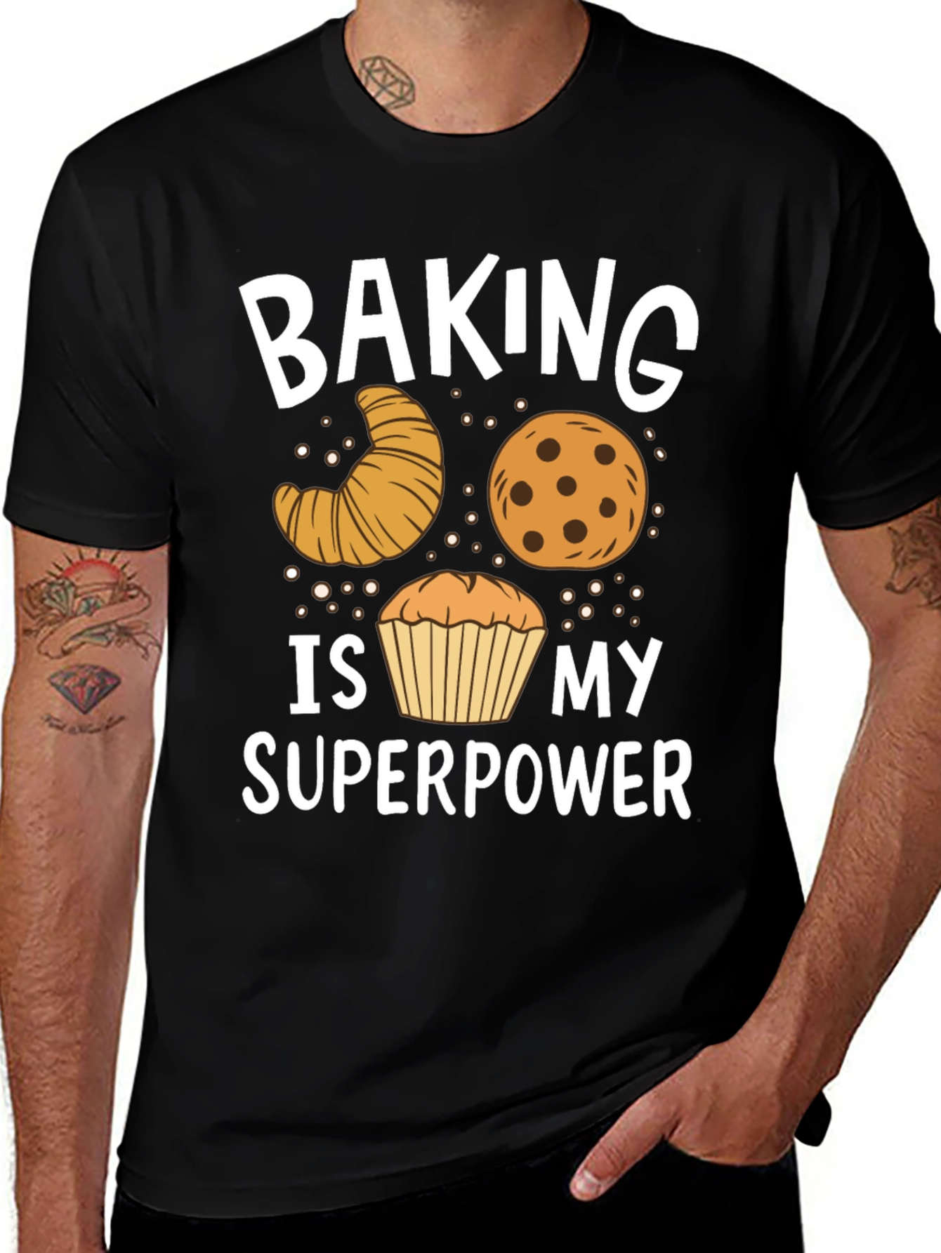 Variant 20 of Baking is My Superpower T-Shirt - Funny Baker Tee