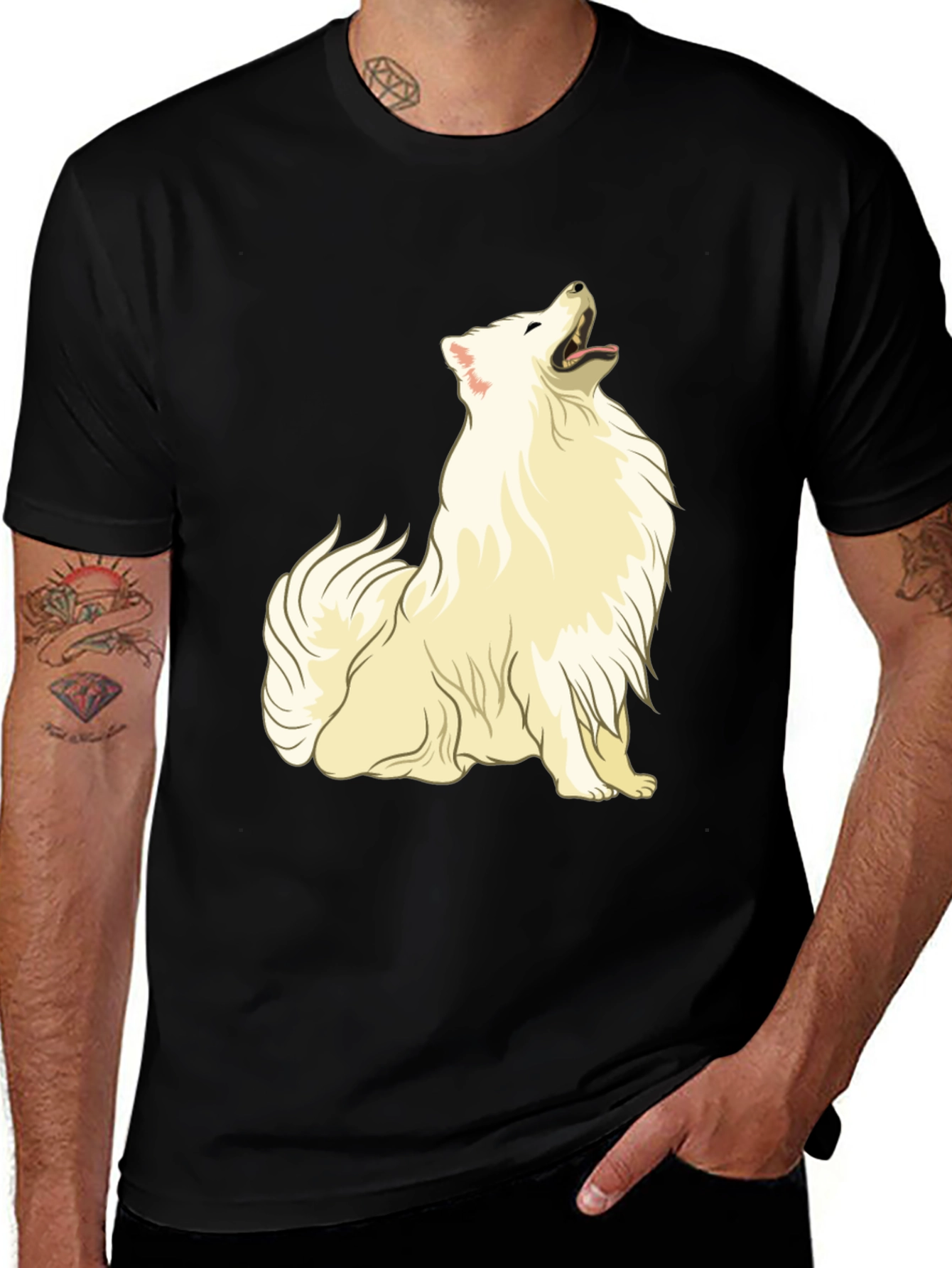 Black Dog Graphic Black T-Shirt main image