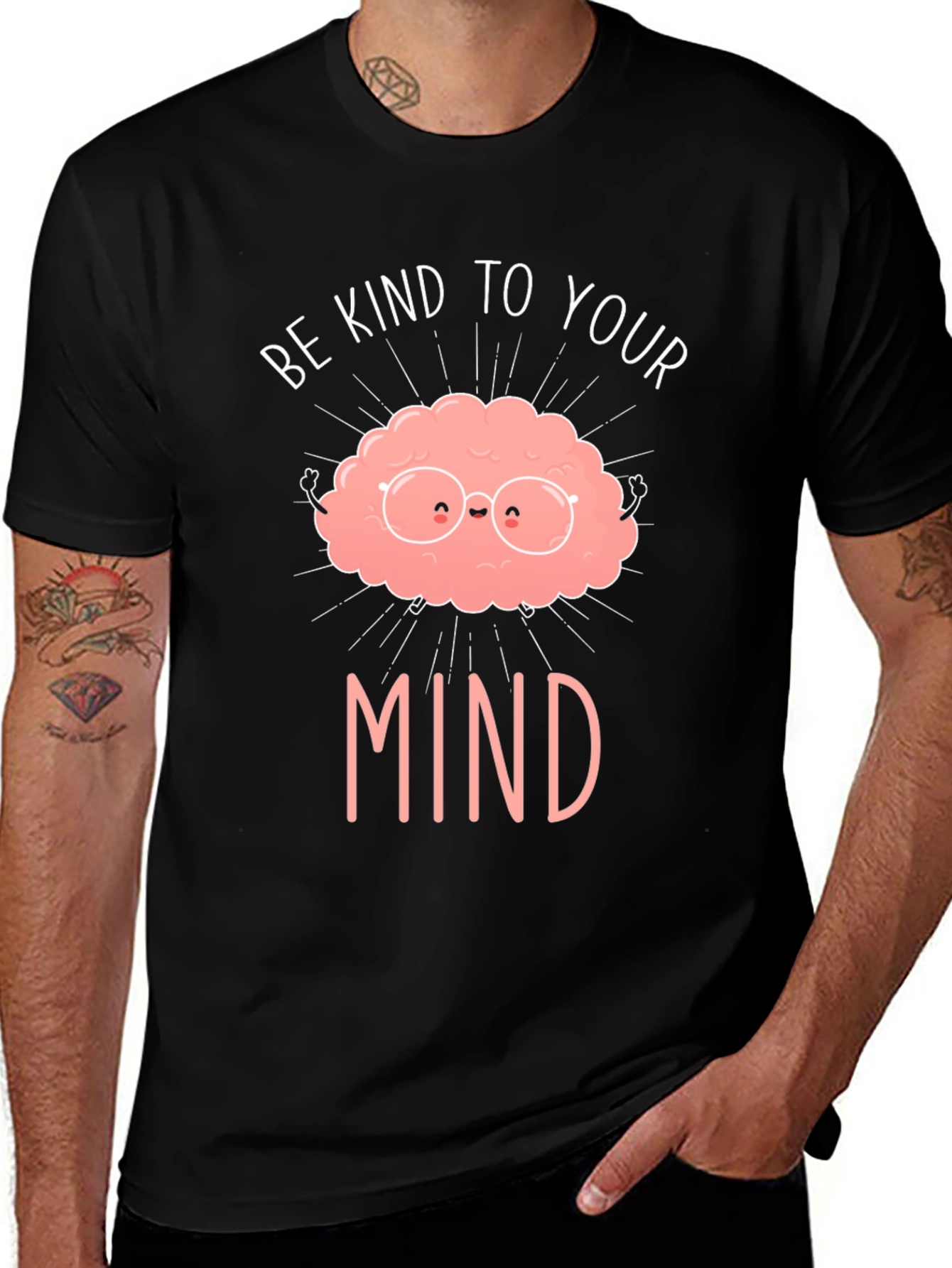 Variant 5 of Be Kind to Your Mind Graphic Tee
