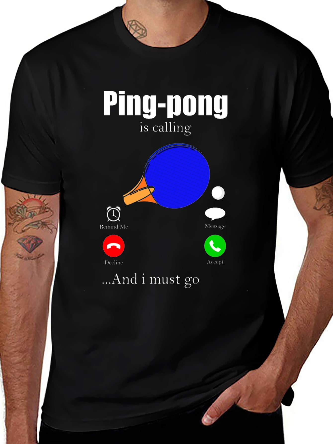 Variant 19 of Ping-Pong is Calling T-Shirt