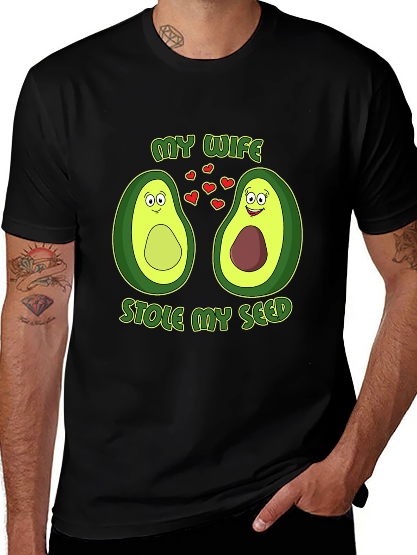 Variant 25 of My Wife Stole My Seed Avocado Couple T-Shirt