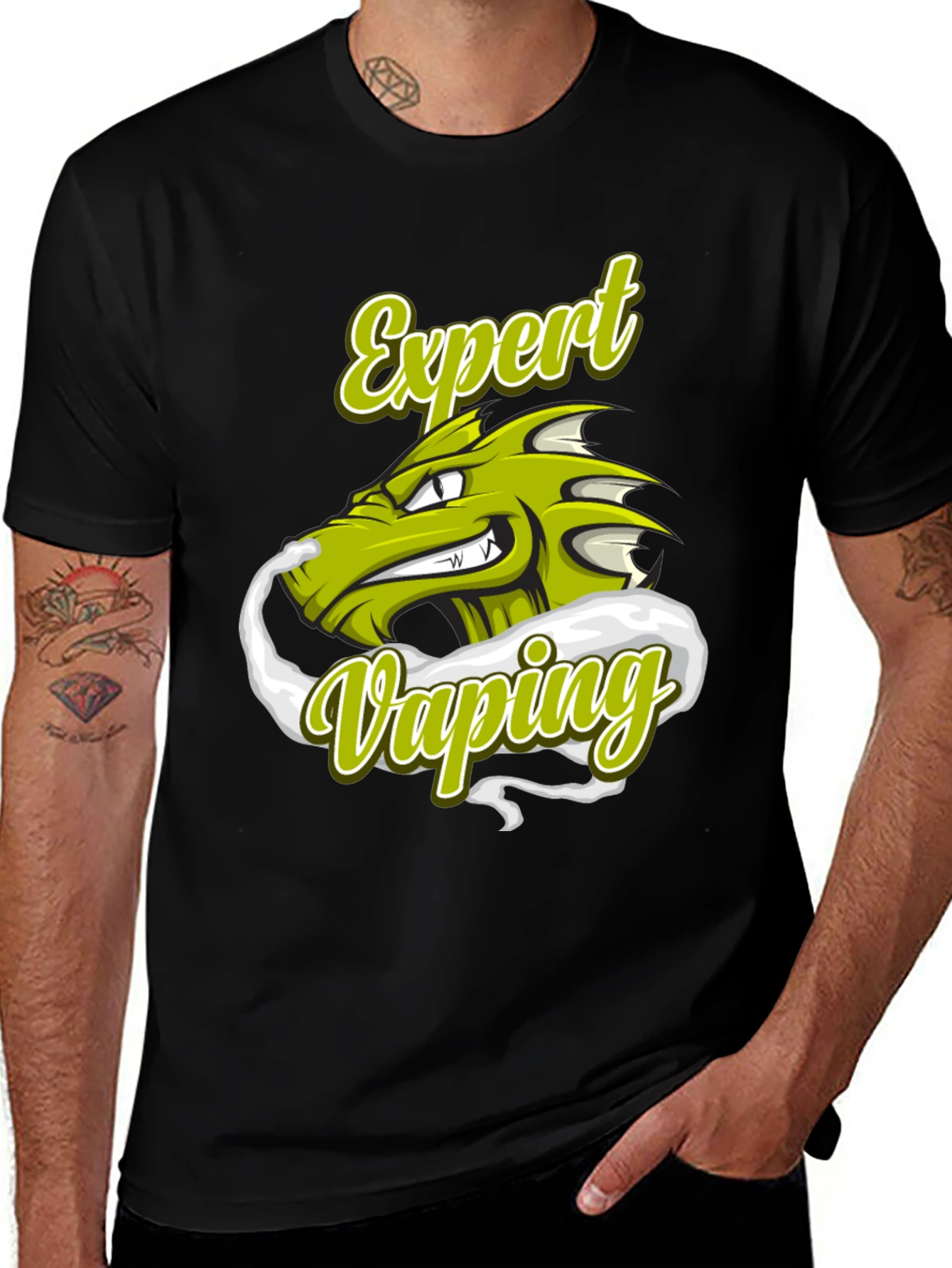 Expert Vaping T-Shirt - Dragon Graphic Tee