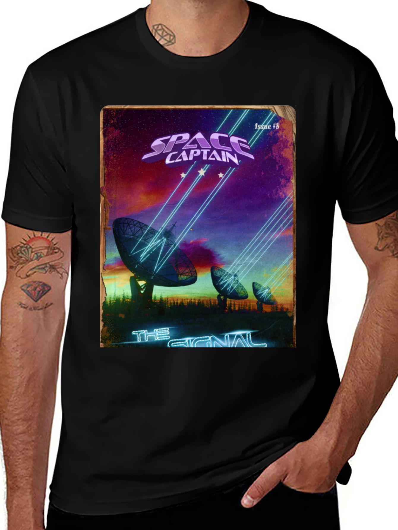 Variant 14 of Space Captain Graphic Tee