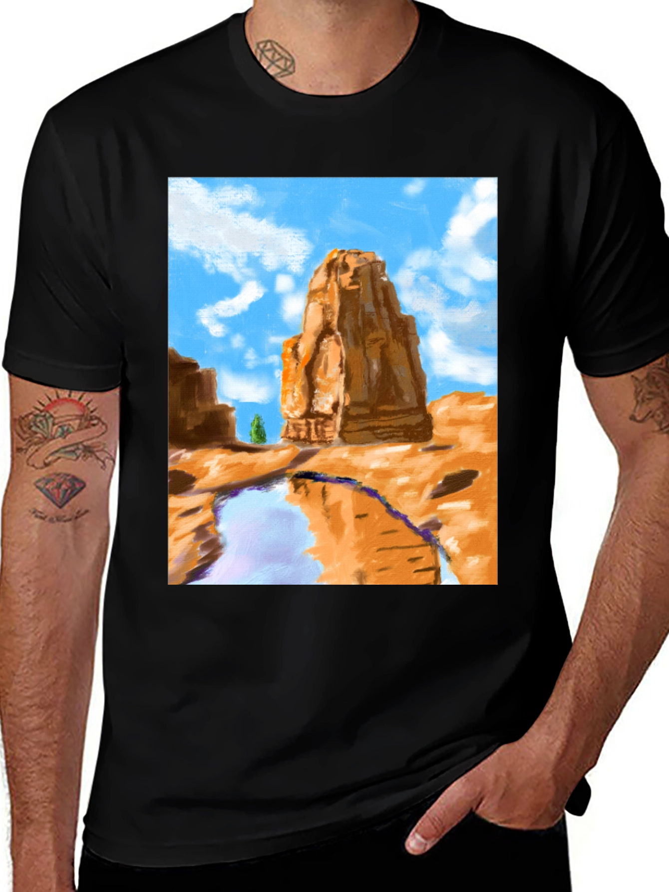 Scenic Desert Rock Tee