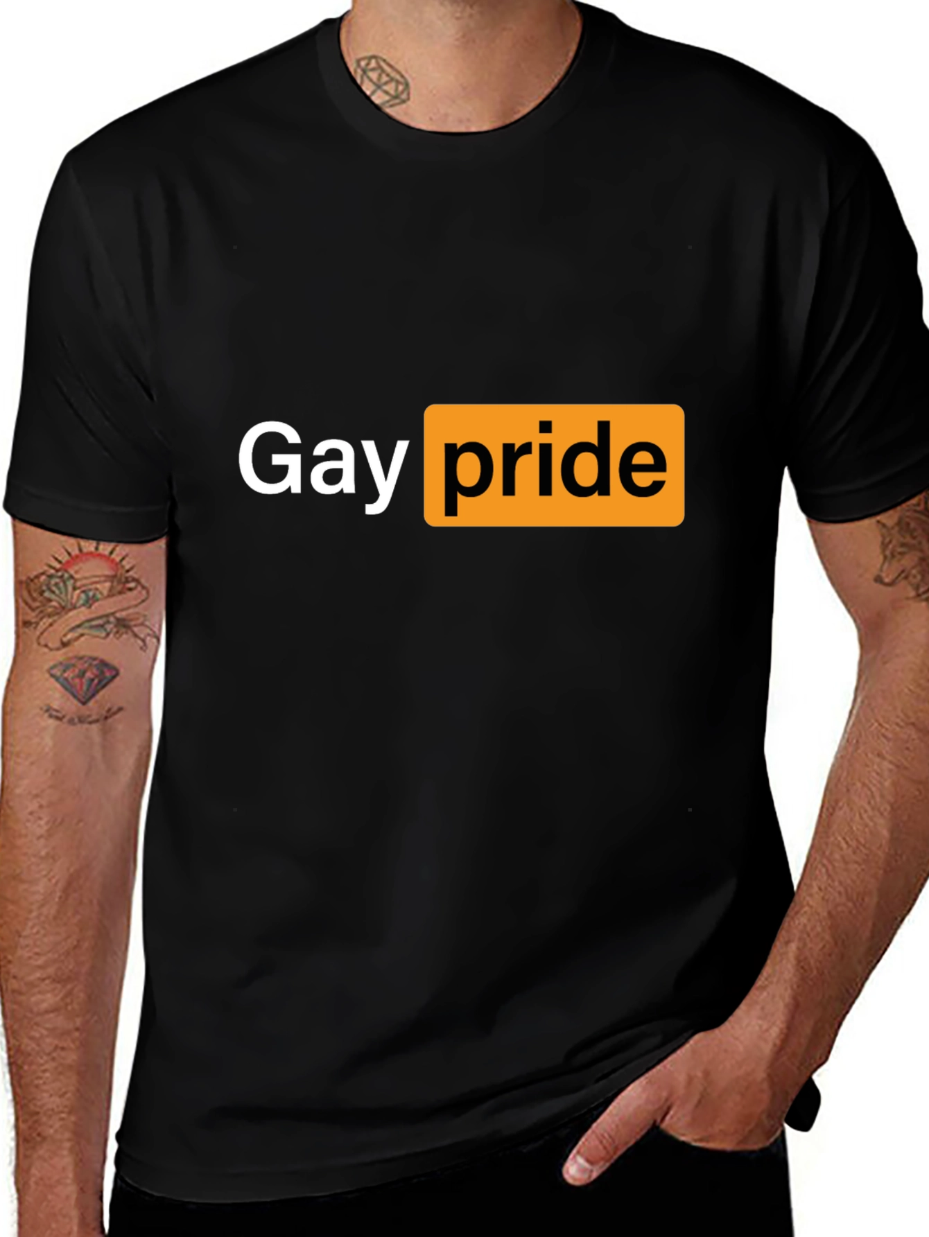 Variant 24 of Gay Pride T-Shirt - Black, Funny Graphic Tee