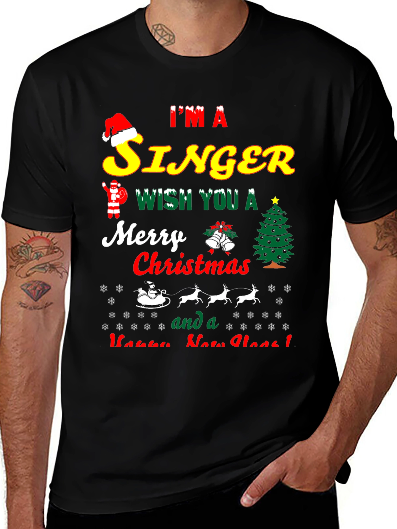 I'm a Singer Christmas T-Shirt