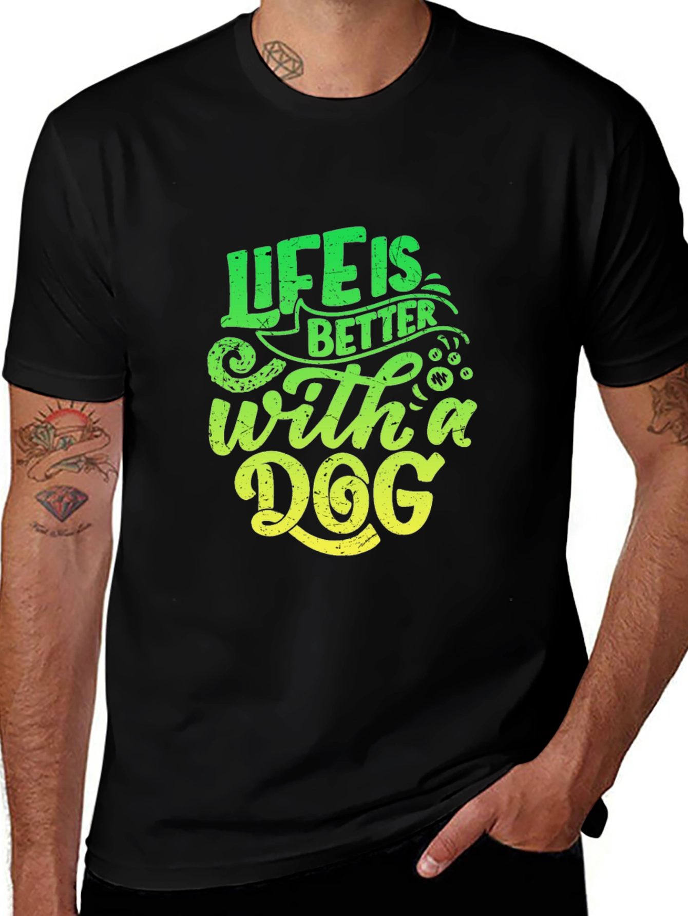 Variant 24 of Life is Better With A Dog T-Shirt