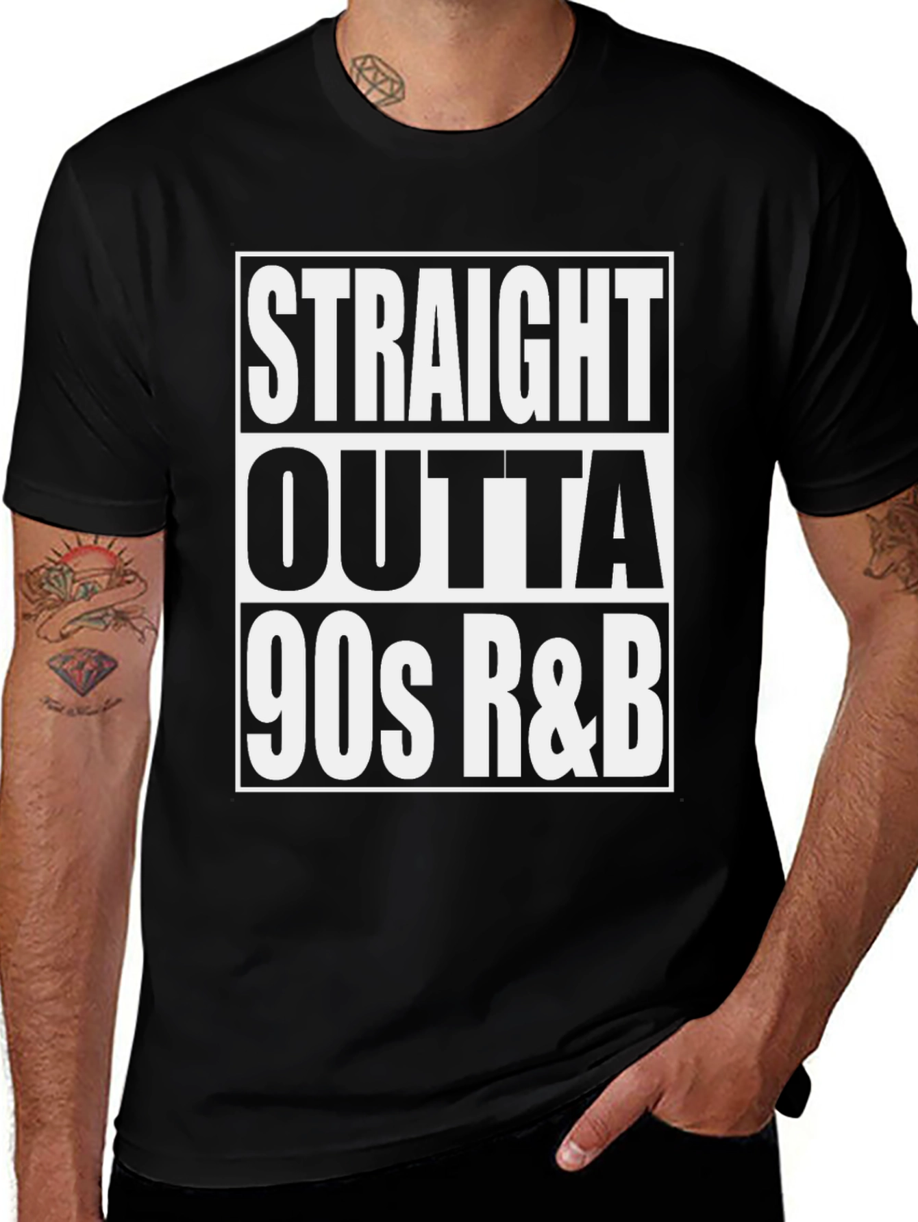 Variant 8 of Straight Outta 90s R&B Graphic Tee