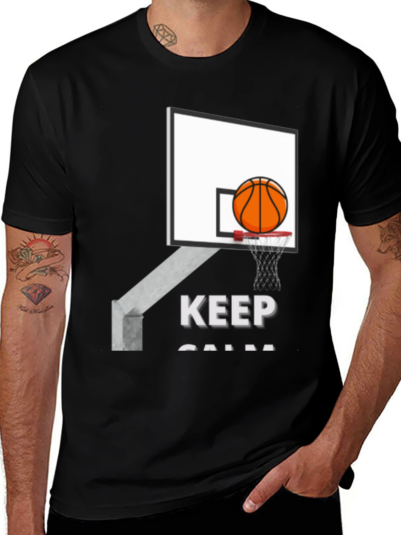 Variant 6 of Keep Calm Basketball T-Shirt